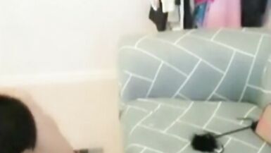 pasive asian slut getting fucked in the ass by a dude - 6 image