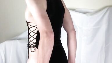 Little black dress anal play - 4 image