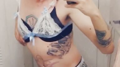 Horny Blue Hair Bunny Girl - 14 image