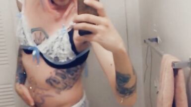 Horny Blue Hair Bunny Girl - 7 image