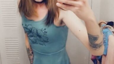 Feminine Girlie Showing Panties for Cock Tease - 12 image