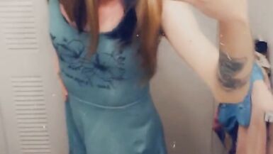 Feminine Girlie Showing Panties for Cock Tease - 3 image