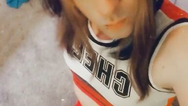 Hot Cheerleader Wants Hard Cocks - 2 image