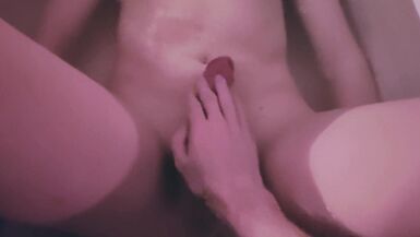 making my trans girlfriend cum in the bath :3 - 6 image
