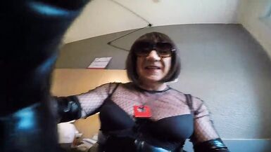 Dirty piss games with shemale and olde guy - 15 image