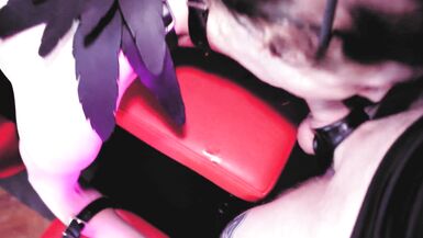 Mistress Eva Latex and Big Horny Dick Fuck Shemale Ekaterina Krieg Anal BDSM Femdom Maledom kink - 9 image