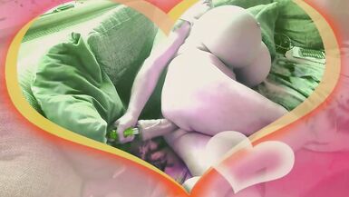 Huge Tits ON me, Huge Dildo IN me - Crossdresser Cup Z Breasts - Extreme Dildo 40x10 Tit Fuck Deep Anal Stretching Sissy - 13 image