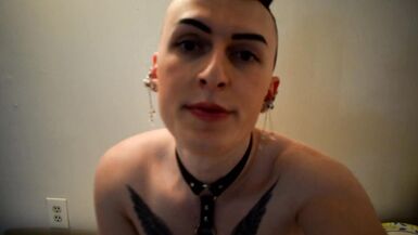 Sissy Femboy Self Worship Licks Her Feet Sucks Her Toes and Edges For You - 10 image