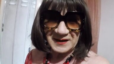 Wax and wartenberg wheel for a slave shemale - 12 image