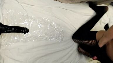 Ass to mouth - Sissy sucking dildo and cum - 13 image