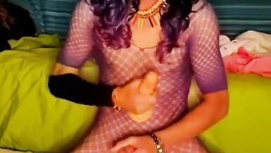 From my vault winter coat purple suit reveal and cum flowing finale - 11 image