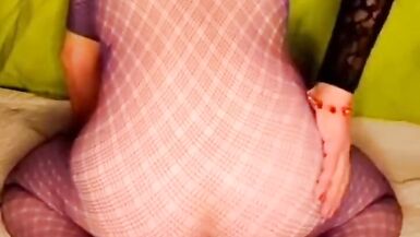 From my vault winter coat purple suit reveal and cum flowing finale - 14 image