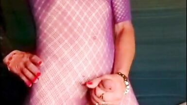 From my vault winter coat purple suit reveal and cum flowing finale - 8 image