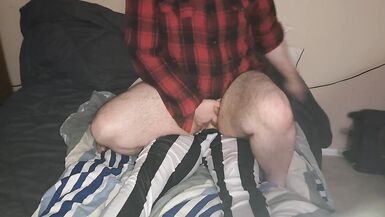 Trans man rides sex doll like a cowboy - 2 image