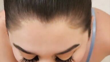 Tranny slut sucks dick and gets a facial - 3 image