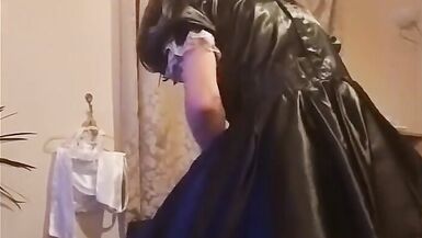 putting on my sissy maid outfit - 11 image