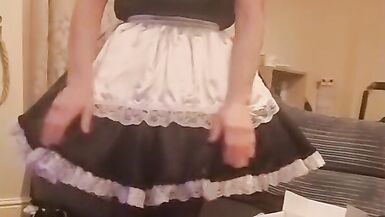 putting on my sissy maid outfit - 13 image