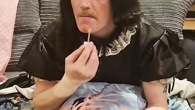 doing my make up - 2 image