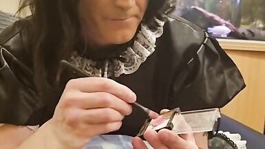 doing my make up - 8 image