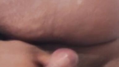 Black Tranny Playing with her dick - 12 image