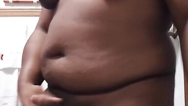 Black Tranny Playing with her dick - 15 image