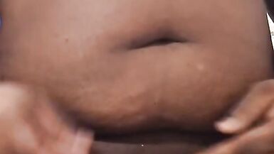 Black Tranny Playing with her dick - 3 image