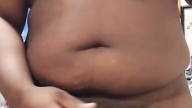 Black Tranny Playing with her dick - 6 image