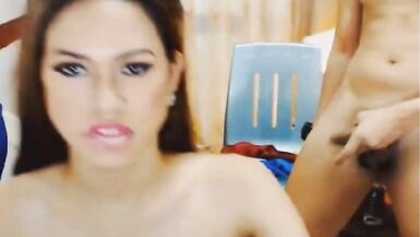 Sweet Couple Shemale Love Anal Sex - 15 image