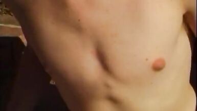 Shemale with stockings gives head to this horny dude outdoors - 5 image