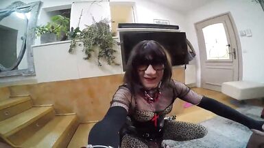 Two horny matures shemales - 5 image