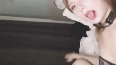 Two asian ladyboys and a dude thresome hardcore sex - 8 image