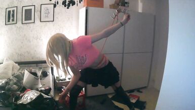 Handcuff Self Bondage with Breathplay - 5 image