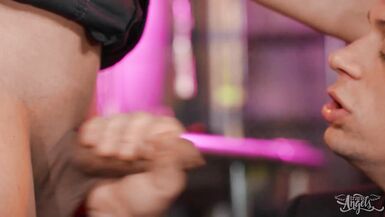 Trans Angels - Michael Doesn't Care About Cocktails Now That He's Mesmerized By Barmaid Paradise - 4 image