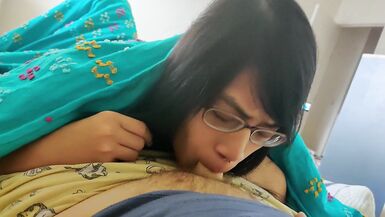 Asian Transgirl Warms Up GF By BJ Under Sheets, Lovingly Facefucks Her, Then Gets Dildoed Hard - 3 image