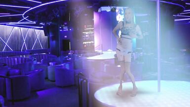 Sexy Stripper Fingers Herself While Dancing - 4 image