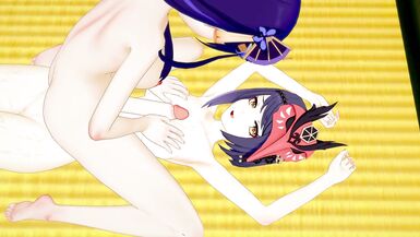 Genshin Impact SARA KUJOU BANGED BY FUTA RAIDEN (3D HENTAI) - 14 image