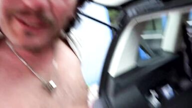 Hot sex outdoor for a nasty slut - 12 image