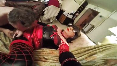 Shemale mistress relax with her faggot - 9 image