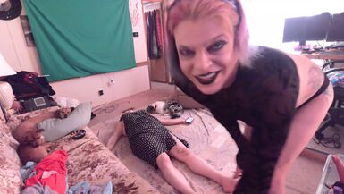 TranzLez Chiller Fuck Tape Feat. The Bad Girlz Synnz & Mistress Cyanide of The House of Whorrors XXX 666 23 13 - 1 image