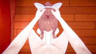 Futa Monika and Futa Makima pound each other 2 | Swap - 14 image