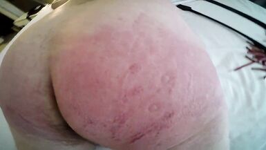 Hard whipping for a shemale's slave - 8 image