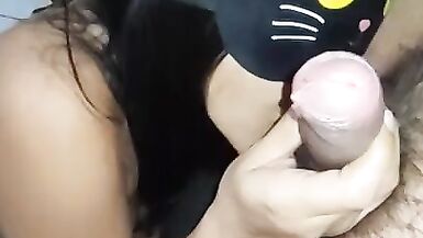 My girlfriend makes me a blowjob! - 2 image