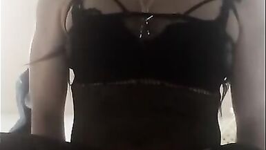 Cute colombian crossdresser has fun with dildo in her ass - 2 image