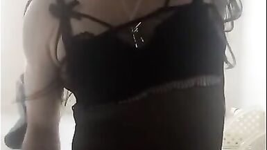 Cute colombian crossdresser has fun with dildo in her ass - 3 image