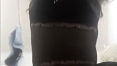 Cute colombian crossdresser has fun with dildo in her ass - 8 image