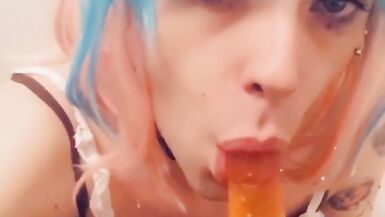 Bunny Cosplay Girl in Lingerie Wants To Play - 6 image