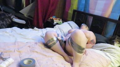 Taped up and made to squirm - 11 image