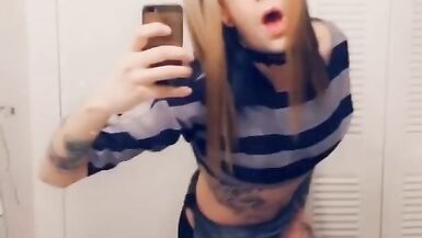 Hot Babe Wants Dick and Rubs Her Clitty - 8 image