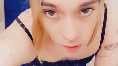 Pretty Girl in Leggings and Lace Panties is Horny for Cock - 15 image