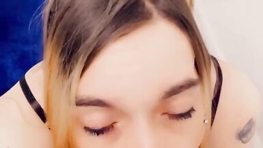 Pretty Girl in Leggings and Lace Panties is Horny for Cock - 2 image